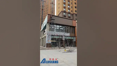 Parede exterior #panel de alumínio composto Como o ACP pode inflar espaços pequenos visualmente