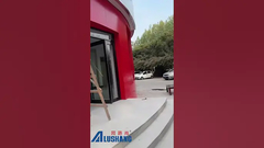 O painel de alumínio composto é muito normal para uso como cartaz.