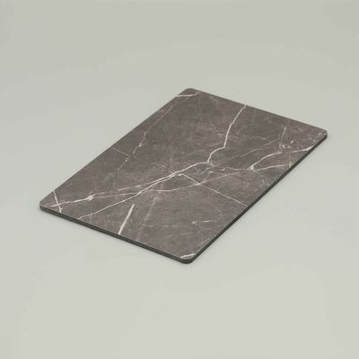 Resistente a arranhões Acp cinza folha de mármore de design de painel de alumínio placa 1,5 mm A 8 mm
