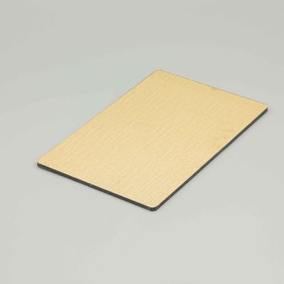 Painel de alumínio composto impermeável PE PVDF 4ft*8ft 1.22m*2.44m Acp fachada de revestimento exterior 3mm 4mm