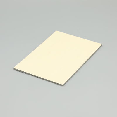 painel de alumínio composto de cor branca para decoração de edifícios de construção 4MM 1,22*2,44m