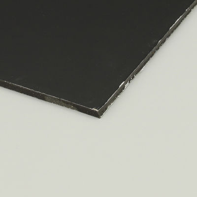 Café escuro Painel composto de alumínio para decoração de edifícios de construção 4MM 1.22*2.44m ACM ACP material de decoração de parede