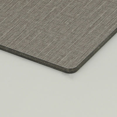 Fornecedor Normal 1000mm 1500mm Painel Composto de Alumínio Marrom Revestimento de Parede Exterior Padrão de Tecido Resistente a Arranhões Revestimento Pvdf