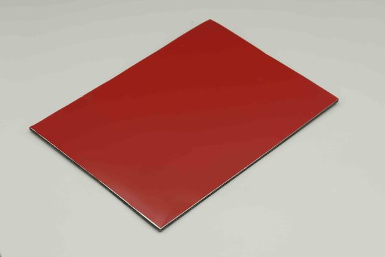 3MM 1.22*2.44m Painel de Alumínio Composto de Café Vermelho para decoração de edifícios interiores e exterioresPreço baixo Promoção alta