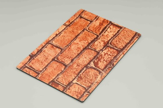 Painel ACP de Mármore PVDF Resistente a Arranhões para Interiores de Hotéis, Shoppings e Bancos