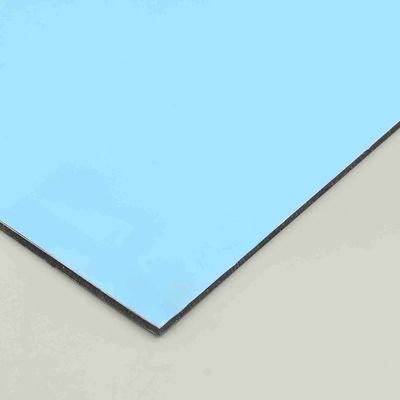 PVDF Sea Blue PE Painel de alumínio composto 4x8 Folhas 4MM Edifícios de construção Paredes exteriores