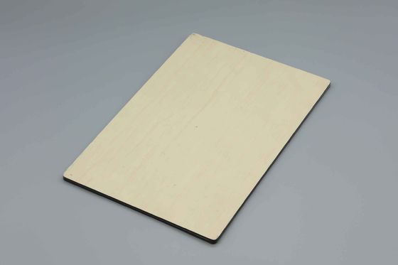 painéis compostos de alumínio da textura da madeira da teca da pedra da madeira de 2-6mm para o revestimento da parede e o design de interiores