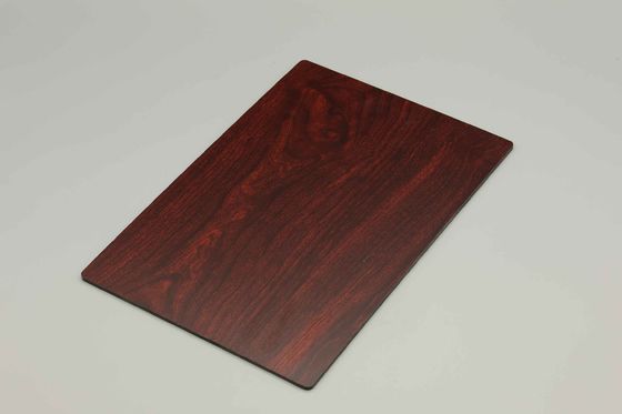 PVDF Madeira cinzenta Painel composto de alumínio de madeira Painel composto de alumínio de fachada externa