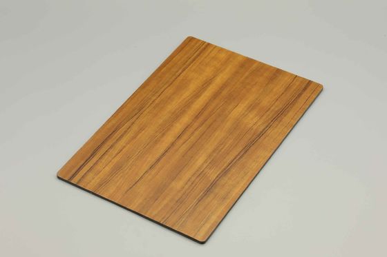 OEM Tamanho Finitura de madeira cinza Folhas Acp 1220MM X 2440MM Painéis Acm de grãos de madeira