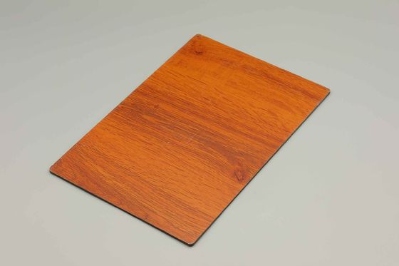 96 polegadas de madeira grãos Acm painéis Pvdf impermeável painel composto de alumínio à prova de fogo
