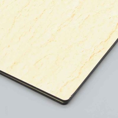 4 mm 1,22x2,44m Painel composto de alumínio de textura de pedra áspera resistente a arranhões para revestimento exterior