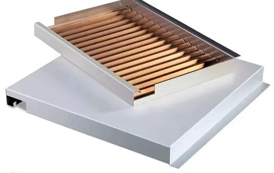 Estruturas modernas Anti-estático exterior Veneer de alumínio para parede de fachada Decorativo durável e resistente à corrosão perfeito