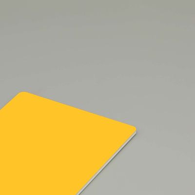 Painel Composto de Alumínio PVDF Ivory Premium de 4mm para Revestimento de Fachada Cortina Exterior