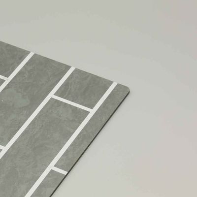 Folhas ACP com acabamento em mármore 4MM - resistentes a arranhões, tamanho padrão 1,22x2,44m