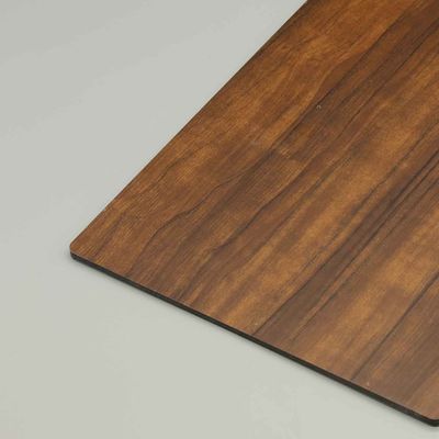 Painel ACP com Grão de Madeira de 4mm para Sinalização e Revestimento de Parede