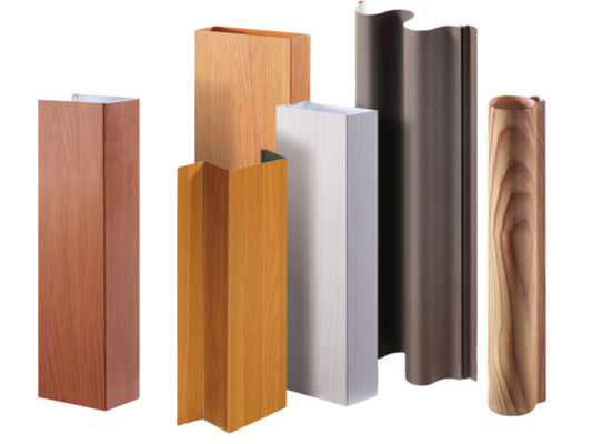 Decoração de interiores Tecto de alumínio em forma de U Tecto de alumínio moderno e elegante