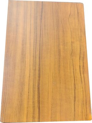 Painel composto de alumínio com textura de madeira leitosa, painéis compostos de alumínio 1220 X 2440MM, folha para revestimento de parede interior e exterior de 4MM