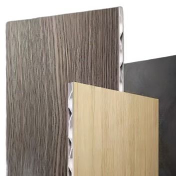 Painéis de núcleo 3D de alumínio 2.0mm resistente ao fogo 1220x2440mm para edifícios para transformar exteriores de edifícios A2 classificado de proteção contra incêndio