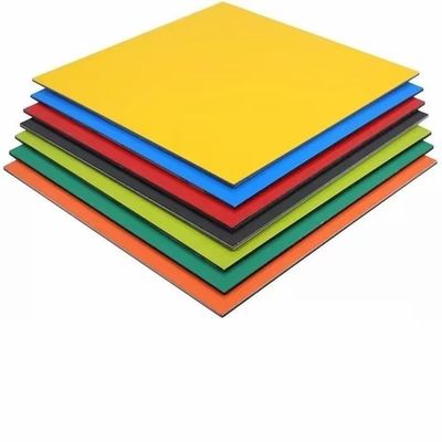 Painéis ACP revestidos de PE PVDF 2,44m Eco-safe sem odor para revestimento de paredes internas e externas