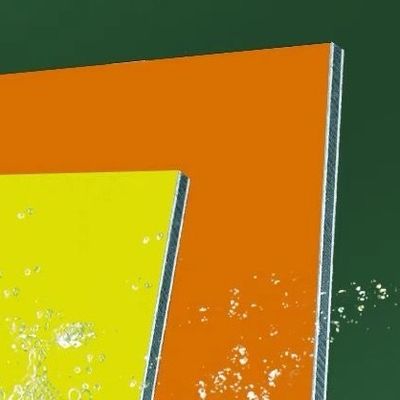 Painel composto de alumínio PE 3 mm 6 mm para decoração de parede de edifícios